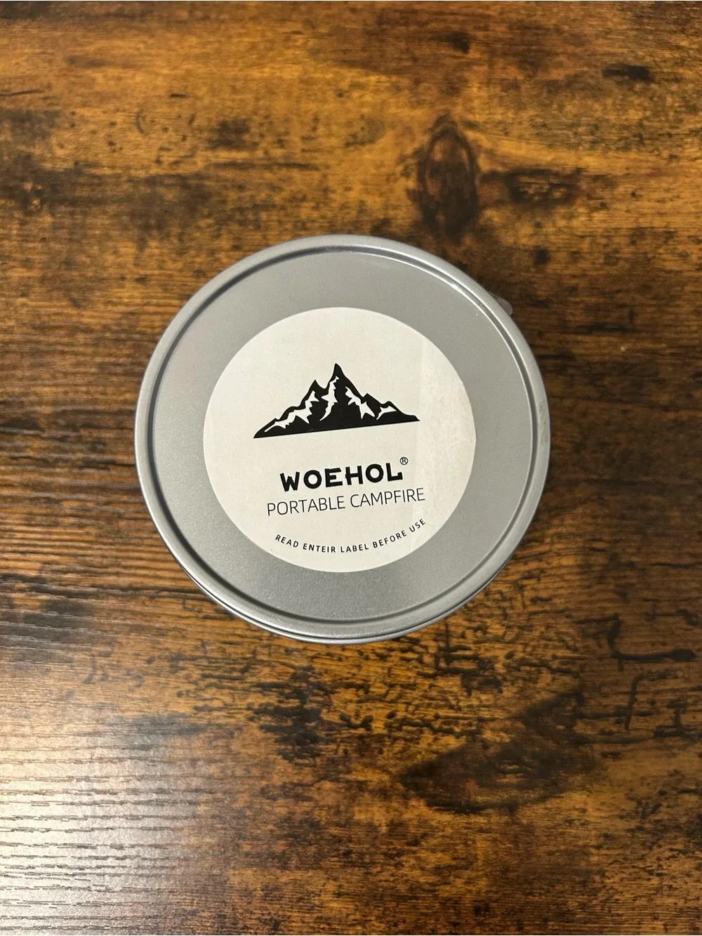 WOEHOL Portable Campfire S'mores Candle